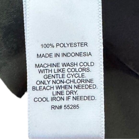 ❌❌NOT FOR SALE Express Green Patterned Semi- Sheer Portofino Blouse Sz L - Picture 7 of 9